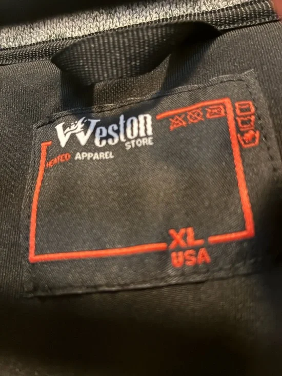 Full-Zip Heathered Gray women’s xl heated Weston Jacket - Picture 3 of 8